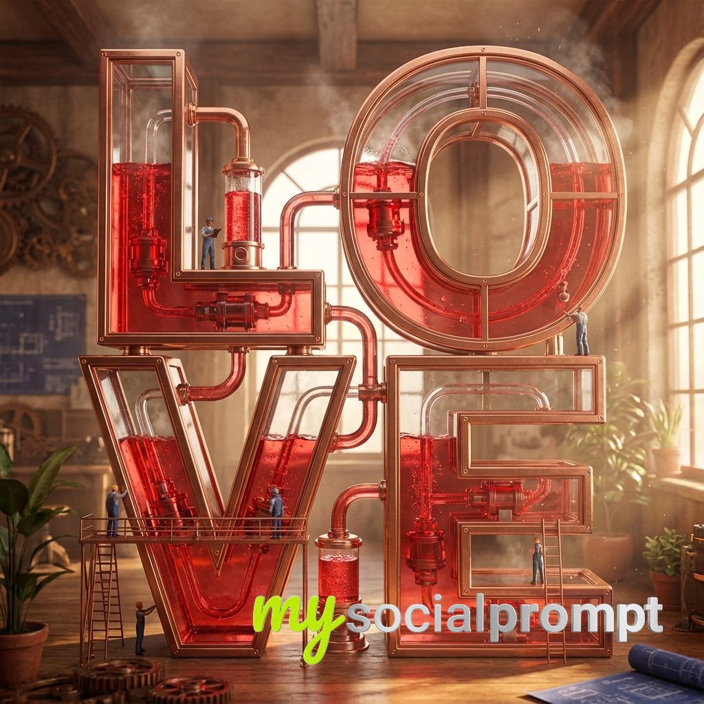 nanobanana prompt: FIRE: 3D Typography Render with Burning Iron Letters 2