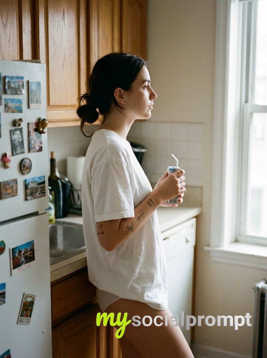 nanobanana prompt: Lifestyle Photography with Cinematic Lighting & Documentary Realism 2