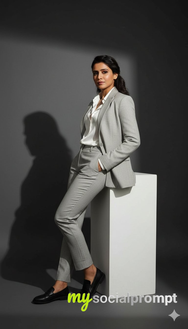 nanobanana prompt: Ultra-Realistic Fashion Editorial with Cinematic Lighting 3