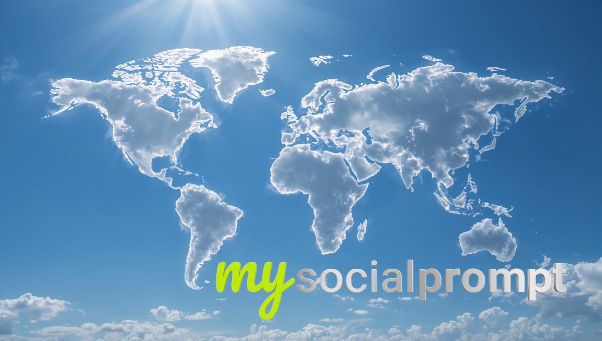 nanobanana prompt: Photorealistic Cloud Formation as Global Continents 4