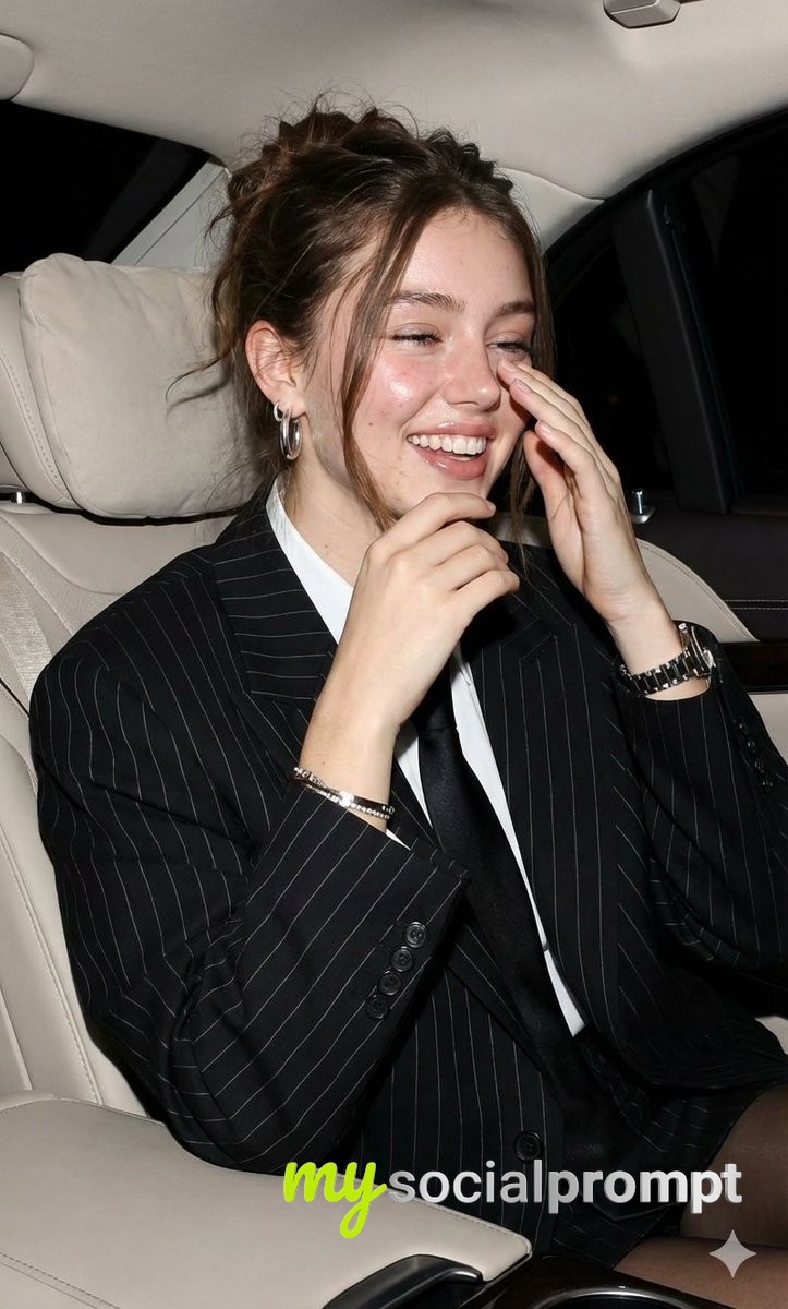 nanobanana prompt: Paparazzi Flash Portrait in Luxury Car Editorial 2