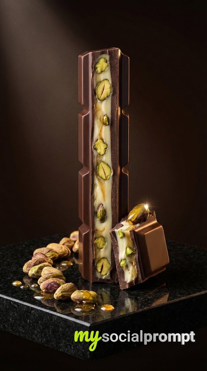 nanobanana prompt: Ultra-Realistic Artisan Chocolate Photography with Luxury Editorial Style 2