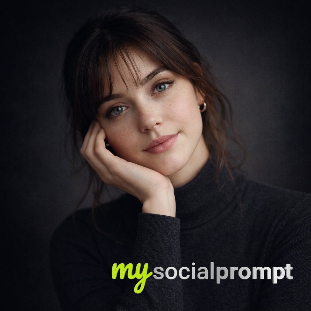 nanobanana prompt: Hyper-realistic Studio Portrait with Cinematic Lighting