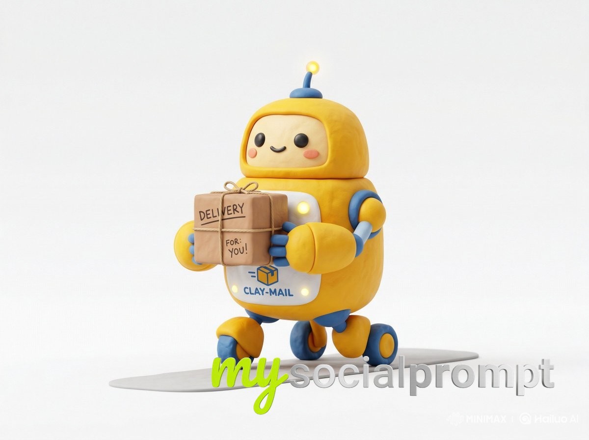 nanobanana prompt: Cute 3D Clay Icon Character – Playful Minimalist Design 3