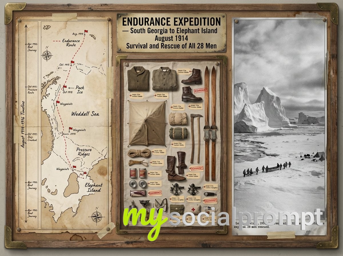 nanobanana prompt: Expedition Planning Board with Cartographic Precision to Epic Photography 2