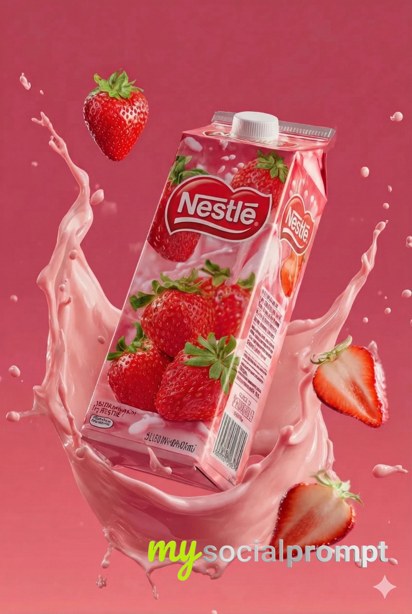nanobanana prompt: Commercial-Grade Photorealism in Juice Box Packaging Design 2