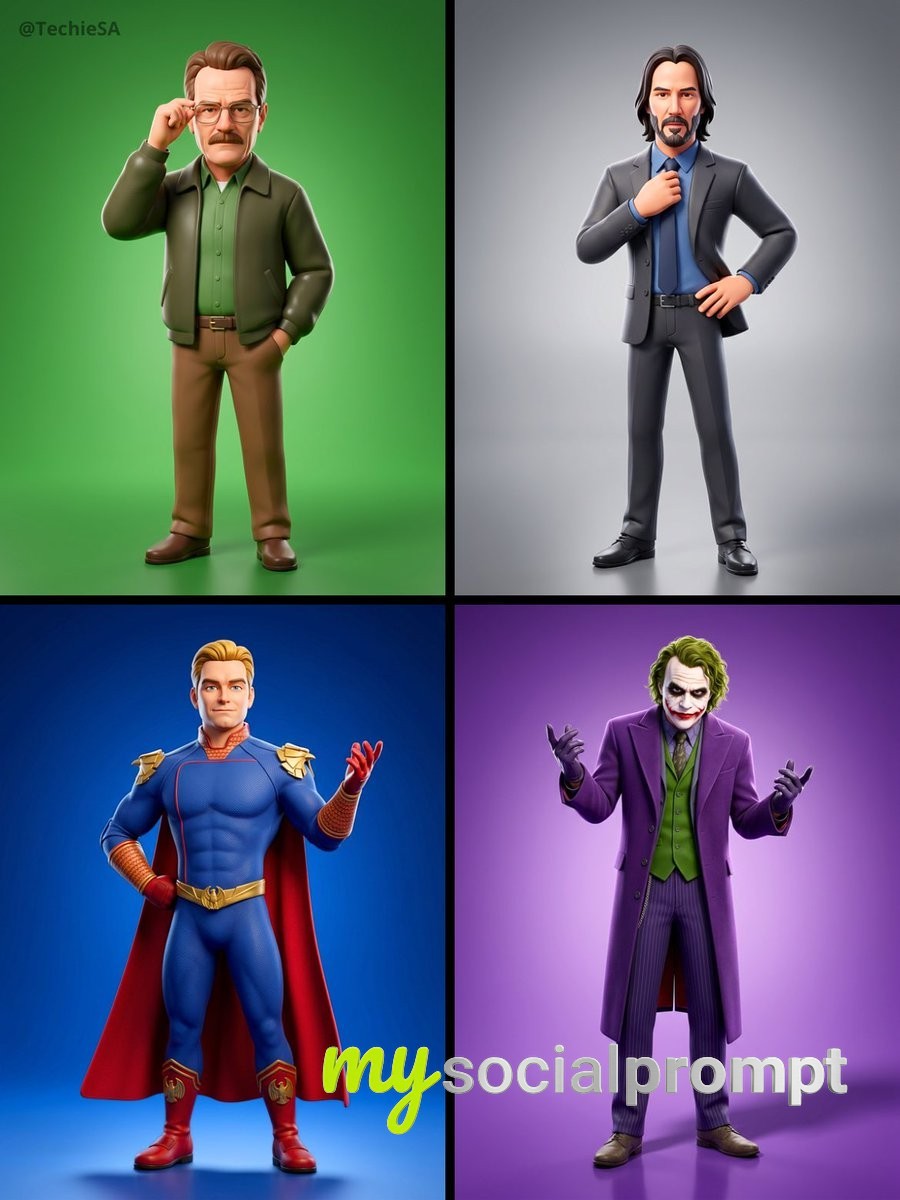 nanobanana prompt: Premium 3D Animated Hero Character in Cinematic Studio Lighting