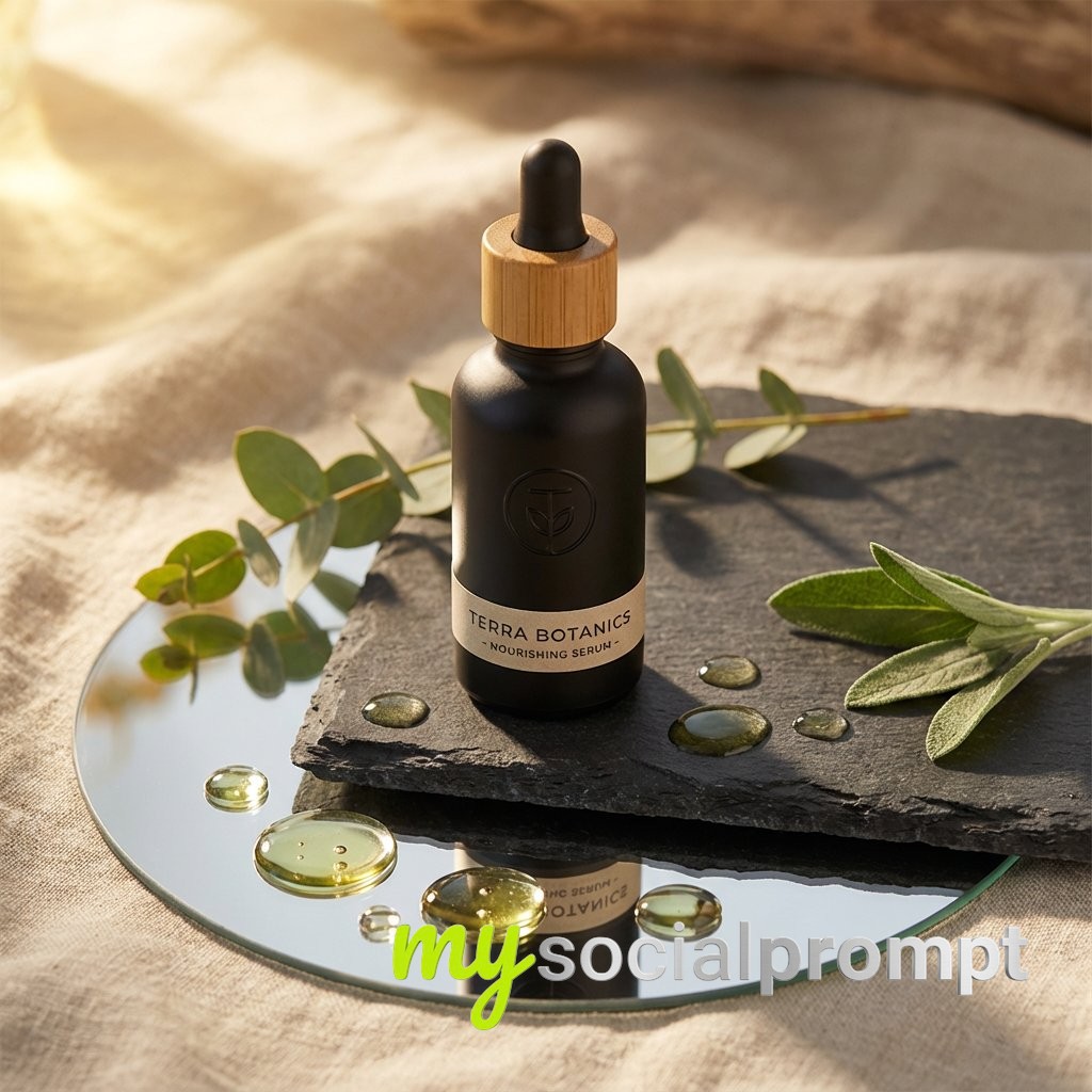nanobanana prompt: Luxury Product Photography with Cinematic Lighting & Organic Textures 3