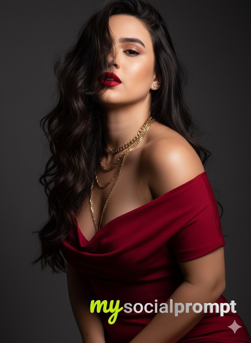 nanobanana prompt: High-Fashion Editorial Portrait with Cinematic Lighting 2