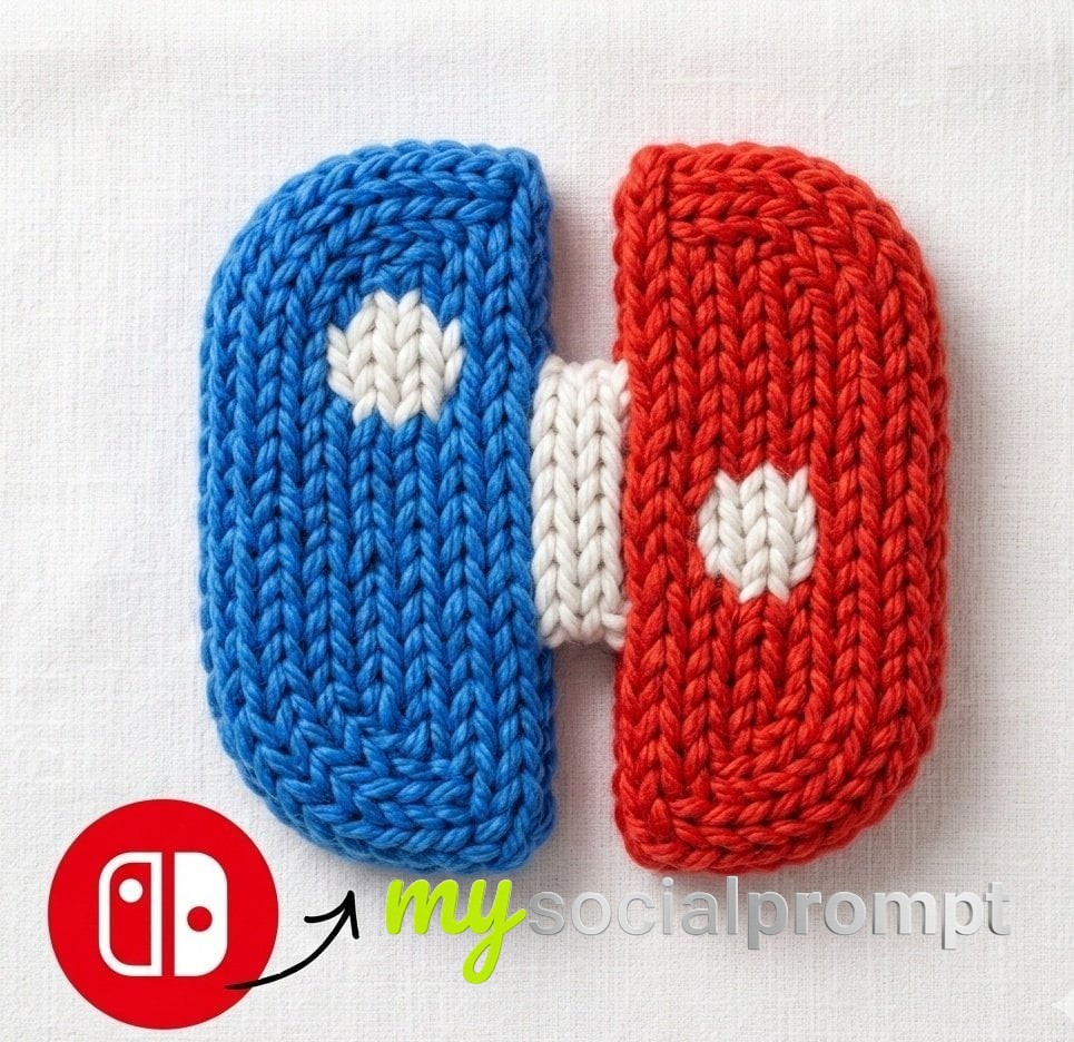 nanobanana prompt: Knitted Instagram Logo, Handcrafted Textile Design, Macro Product Photography 2