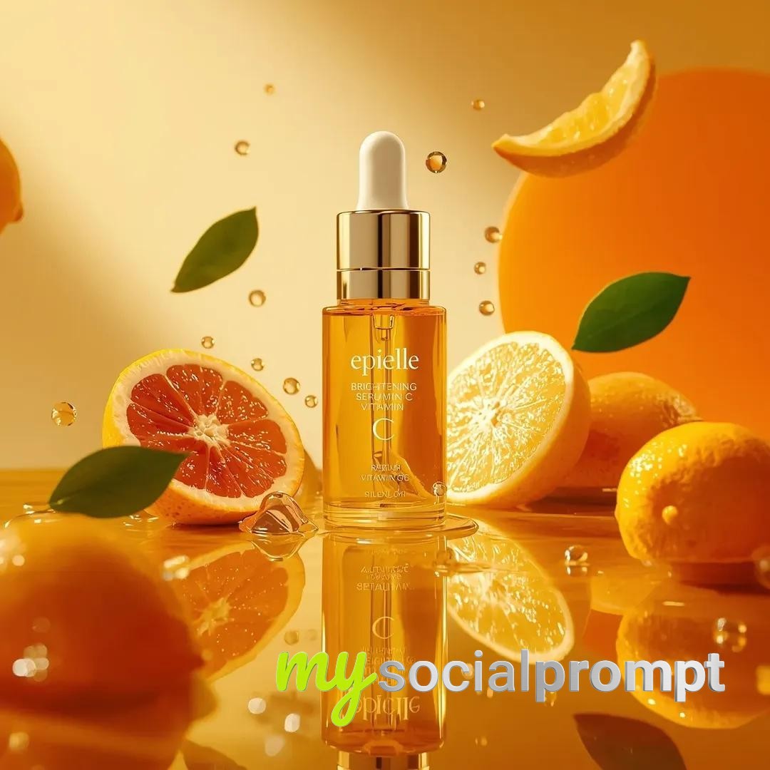 nanobanana prompt: Cinematic Realism in Skincare Product Photography with Citrus Accents 4