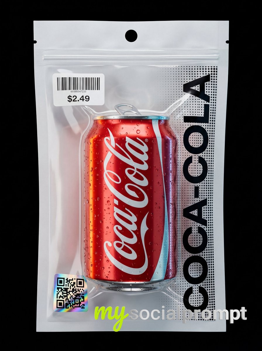 nanobanana prompt: Hyper-realistic Vacuum Packaging with Cinematic Rim Lighting 4