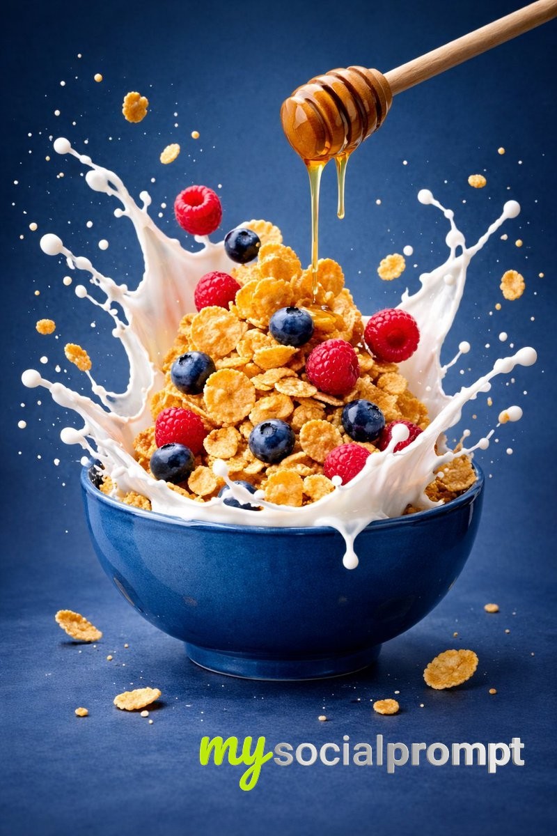 nanobanana prompt: Cinematic Food Photography with Floating Bowl & Hyper-realistic Textures