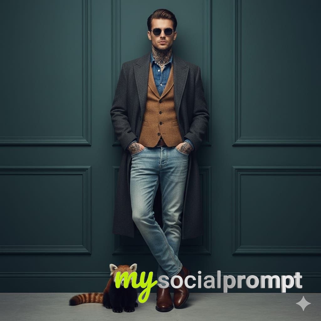 nanobanana prompt: Cinematic Fashion Portrait with Luxury Editorial Styling