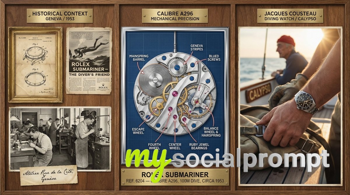nanobanana prompt: Horological Documentation Board with Cinematic Lighting & Mechanical Precision 3