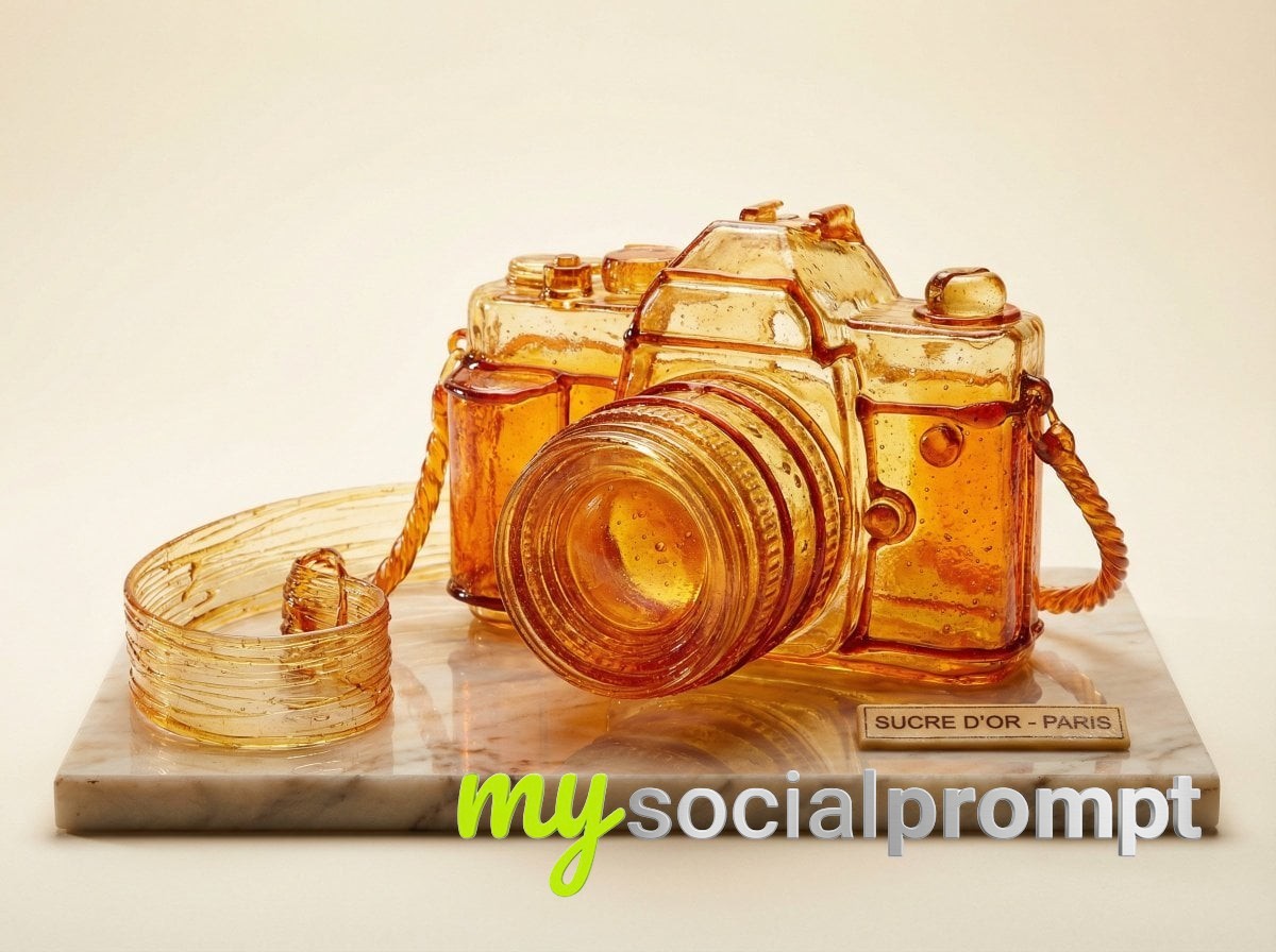 nanobanana prompt: Blown Sugar Industrial Design — Translucent Edible Artifact 4