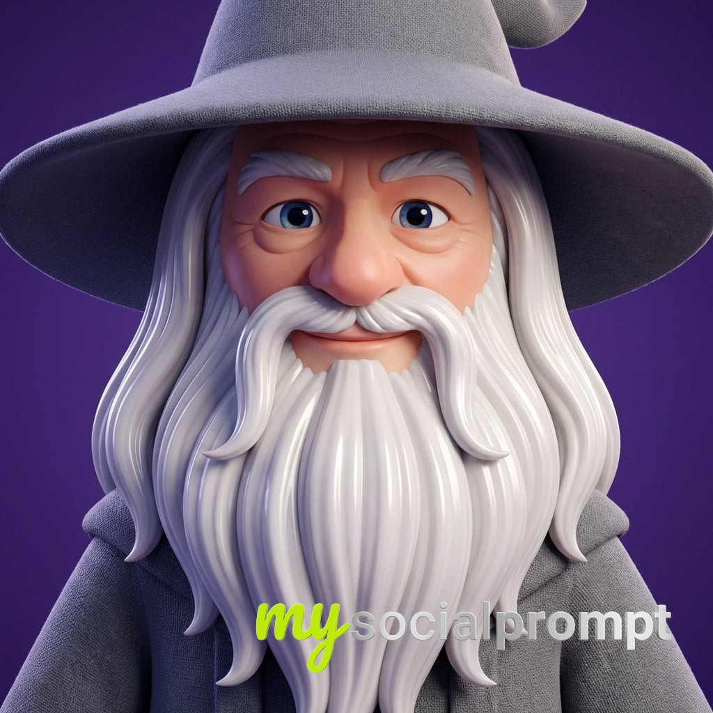 nanobanana prompt: Pixar-Style Harry Potter Caricature, Cinematic 3D CGI Portrait 3