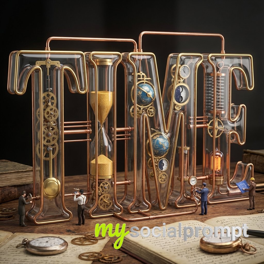 nanobanana prompt: FIRE: 3D Typography Render with Burning Iron Letters