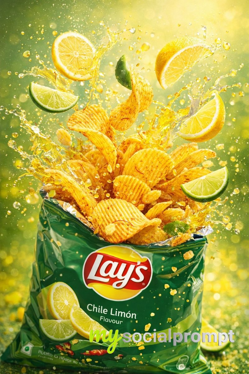 nanobanana prompt: Cinematic Food Photography with Explosive Motion & Hyper-realism 2