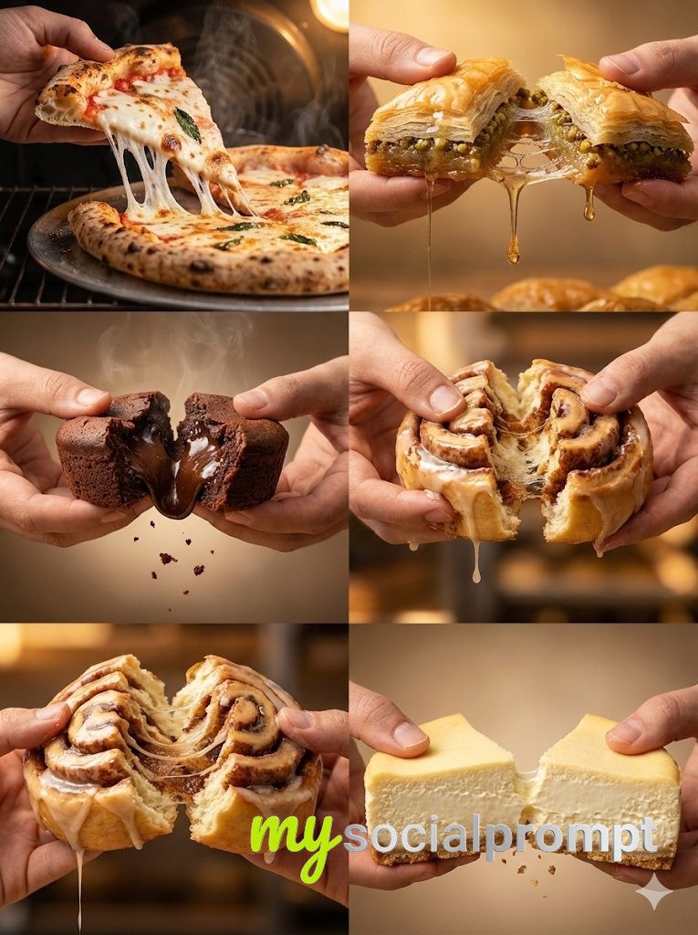 nanobanana prompt: Cinematic Food Action Photography with Ultra-Detailed Textures
