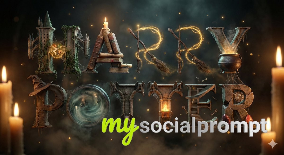 nanobanana prompt: Cinematic Typography with Narrative-Driven 3D Letter Sculpting 2