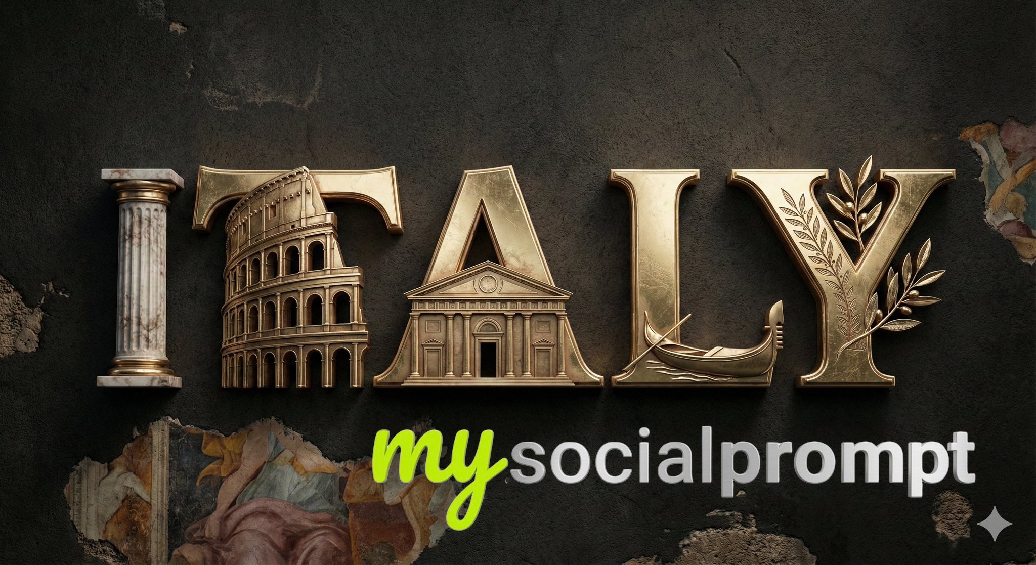 nanobanana prompt: Metallic Typography Design with Cultural Symbolism in Cinematic Lighting