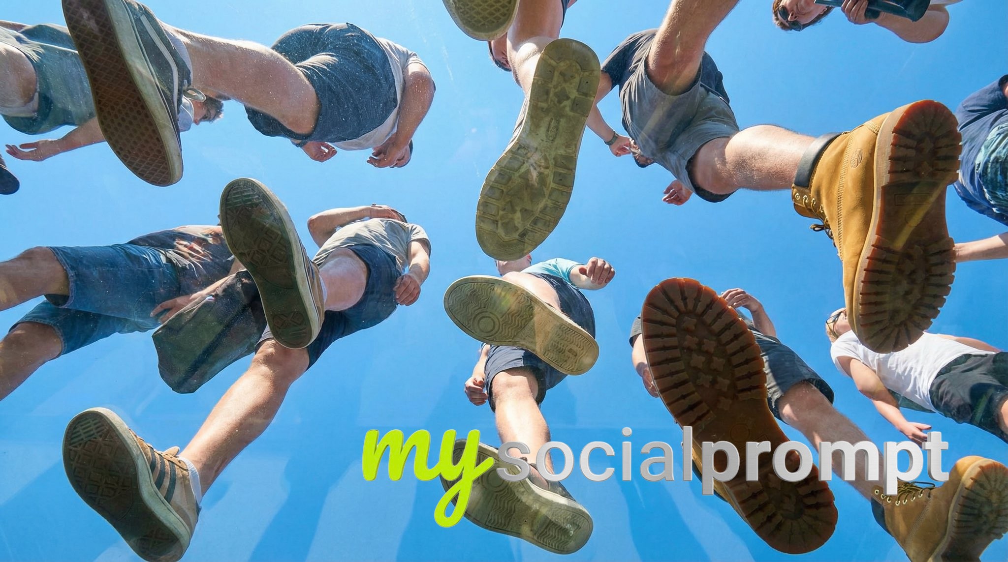 nanobanana prompt: Transparent Plexiglass Perspective with Cinematic Sky