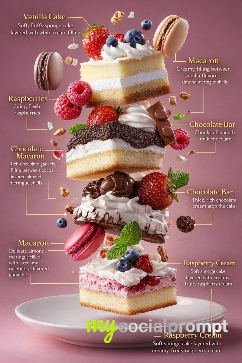 nanobanana prompt: Hyper-realistic Food Illustration with Cinematic Studio Lighting 4
