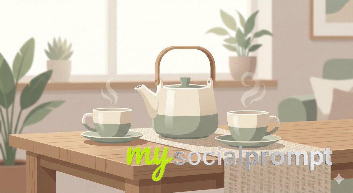 nanobanana prompt: Scandinavian Minimal Illustration with Muted Pastel Palette 4