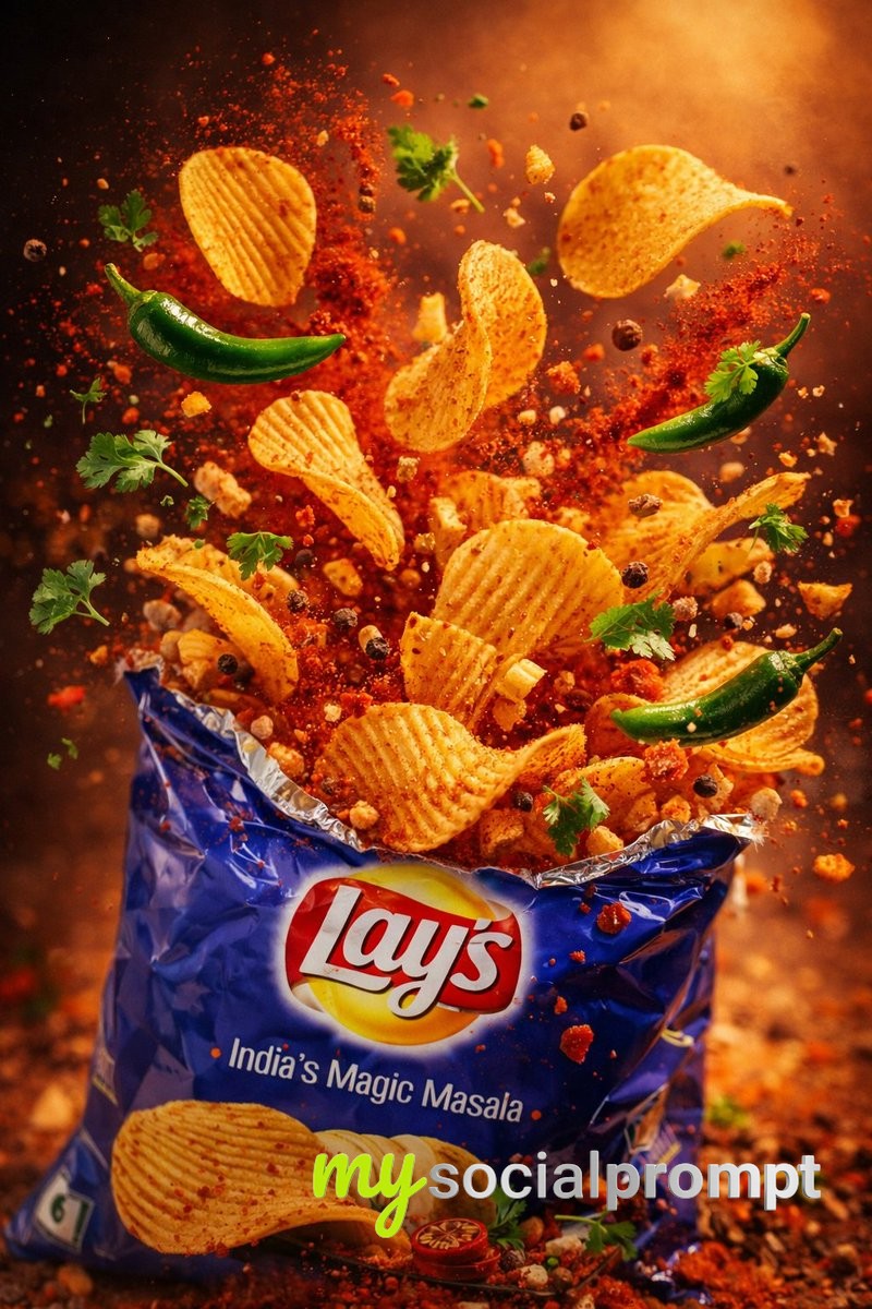 nanobanana prompt: Cinematic Food Photography with Explosive Motion & Hyper-realism 3