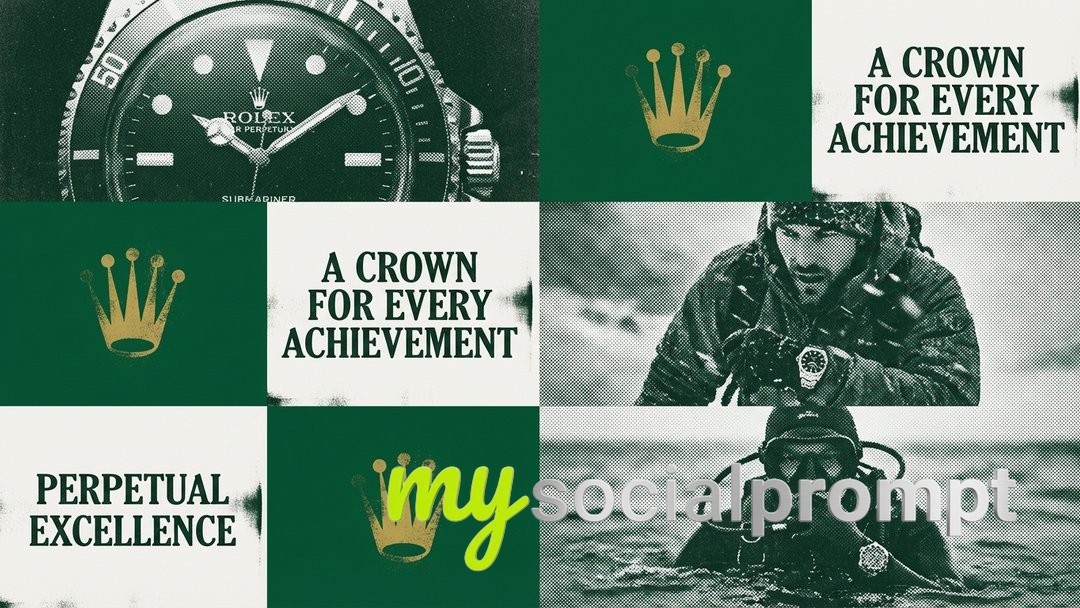 nanobanana prompt: Campaign Visual Identity Grid with Print Grunge & Halftone Textures 2
