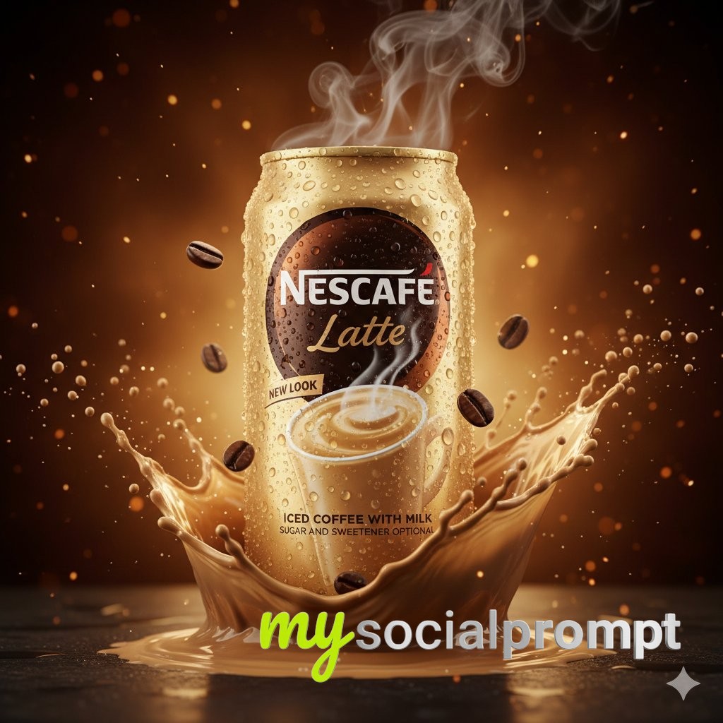 nanobanana prompt: Hyper-realistic Commercial Product Photography with Cinematic Lighting 2
