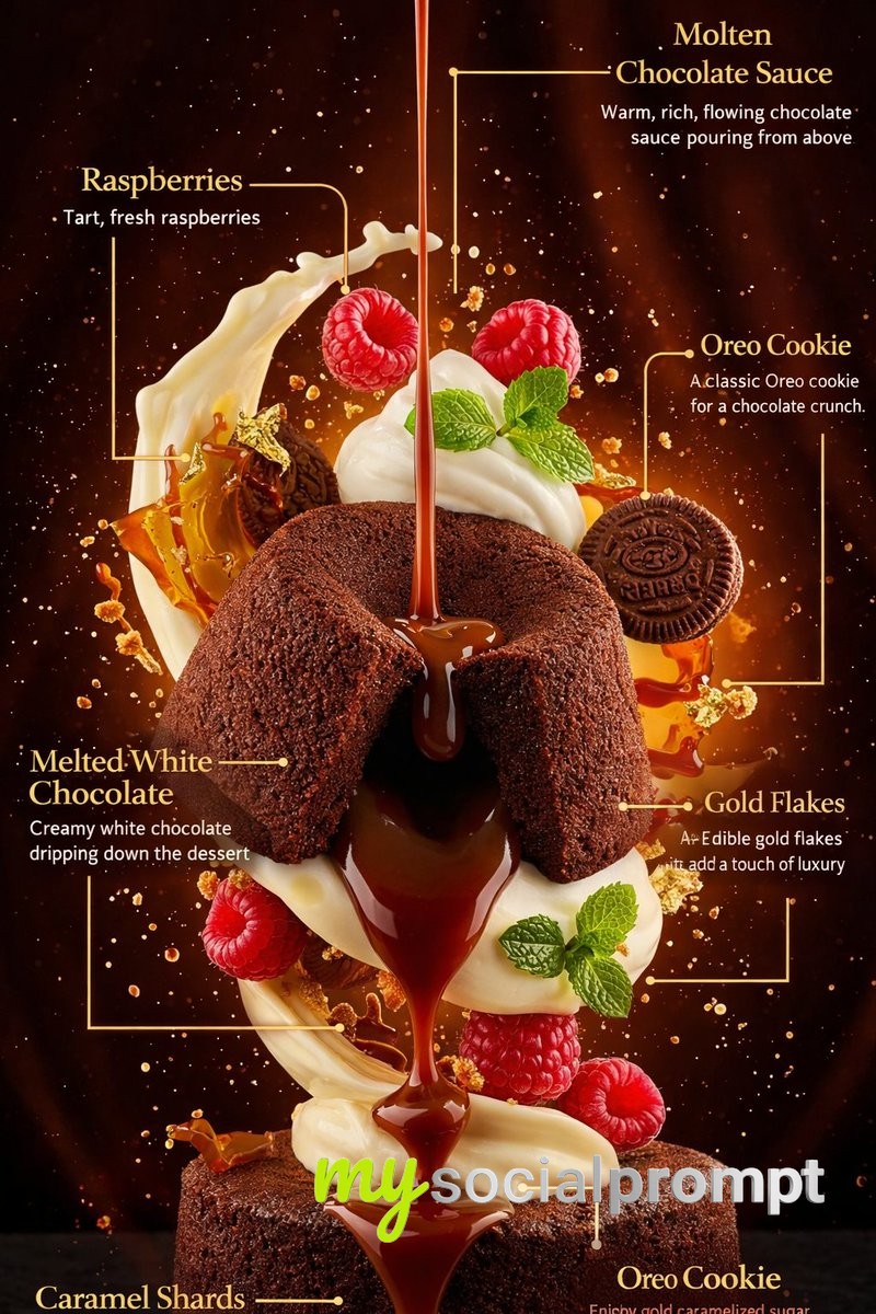 nanobanana prompt: Hyper-realistic Food Illustration with Cinematic Studio Lighting 2