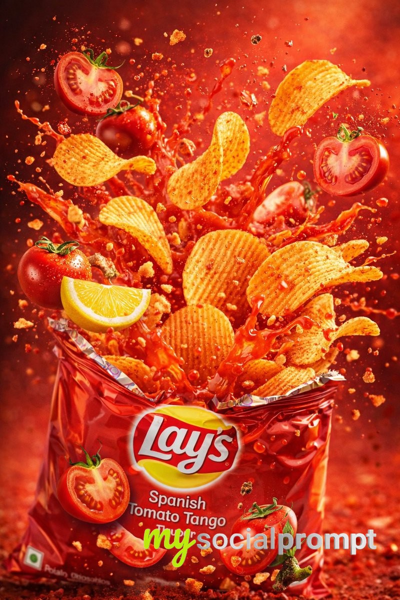nanobanana prompt: Cinematic Food Photography with Explosive Motion & Hyper-realism