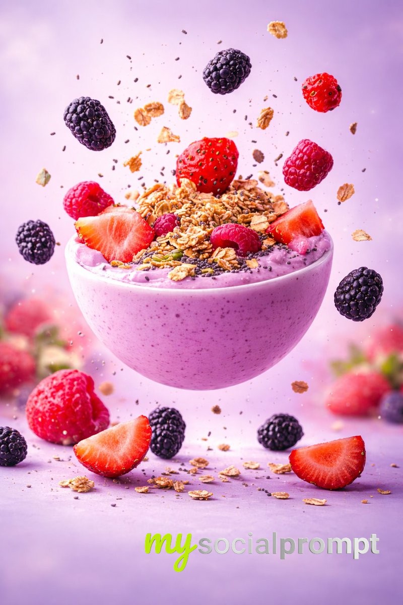 nanobanana prompt: Hyper-realistic Food Photography with Cinematic Motion 3