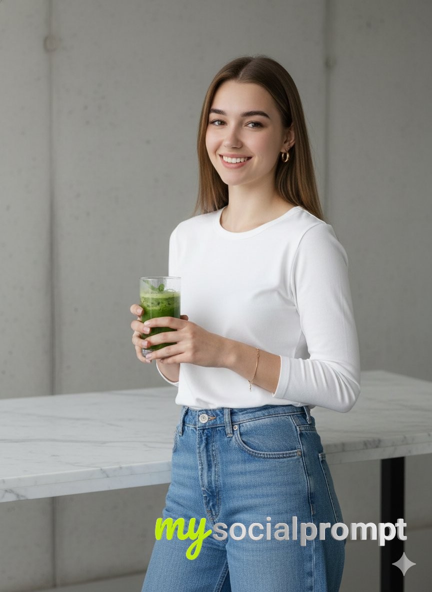 nanobanana prompt: Contemporary Lifestyle Portrait with Soft Lighting