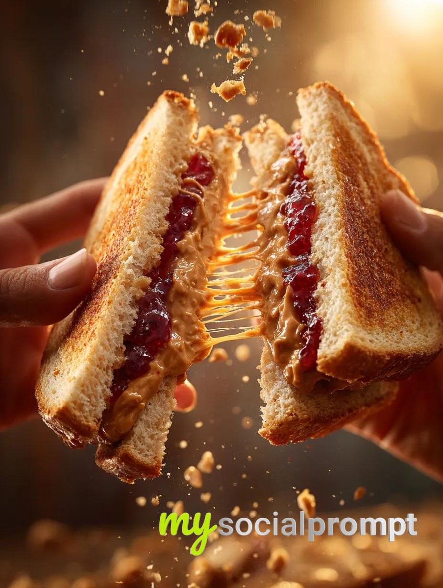 nanobanana prompt: Cinematic Food Action Photography with Dramatic Texture Pulls 2