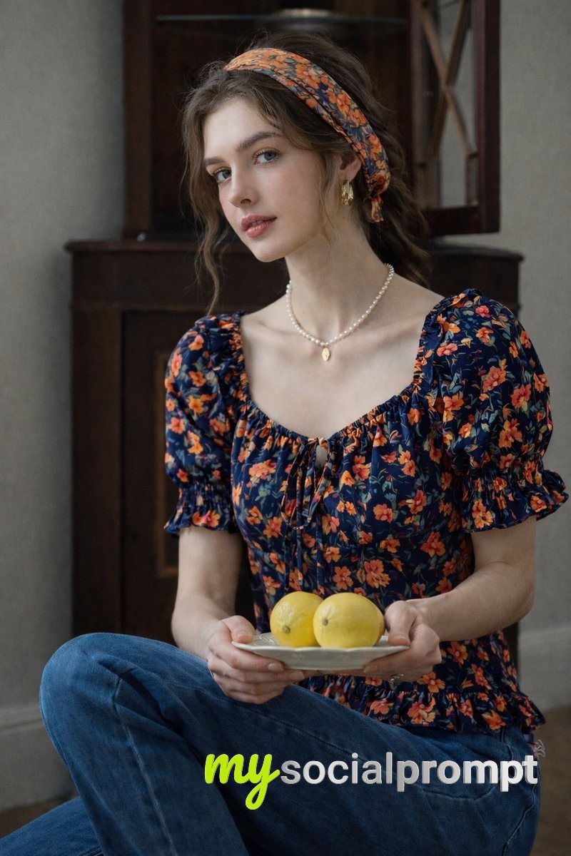 nanobanana prompt: Photorealistic Portrait with Cinematic Lighting & Minimalist Composition