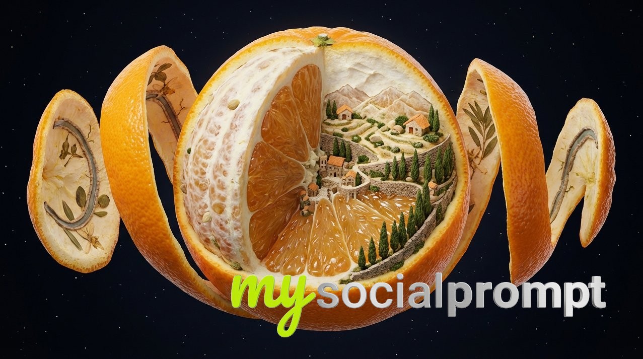 nanobanana prompt: Botanical Cross-Section in Hyper-Realistic 3D Rendering