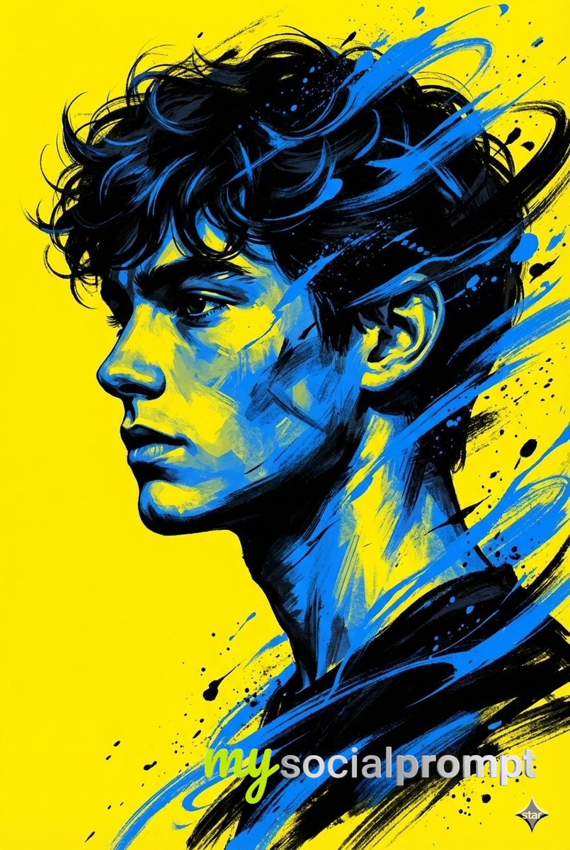 nanobanana prompt: Expressive Portrait with Cinematic Lighting & Street Art Aesthetics