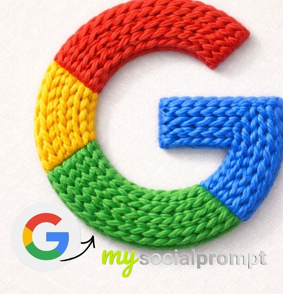 nanobanana prompt: Knitted Instagram Logo, Handcrafted Textile Design, Macro Product Photography