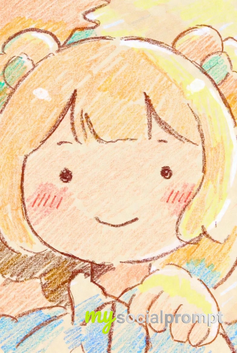 nanobanana prompt: Whimsical Pencil Story Illustration with Pastel Palette