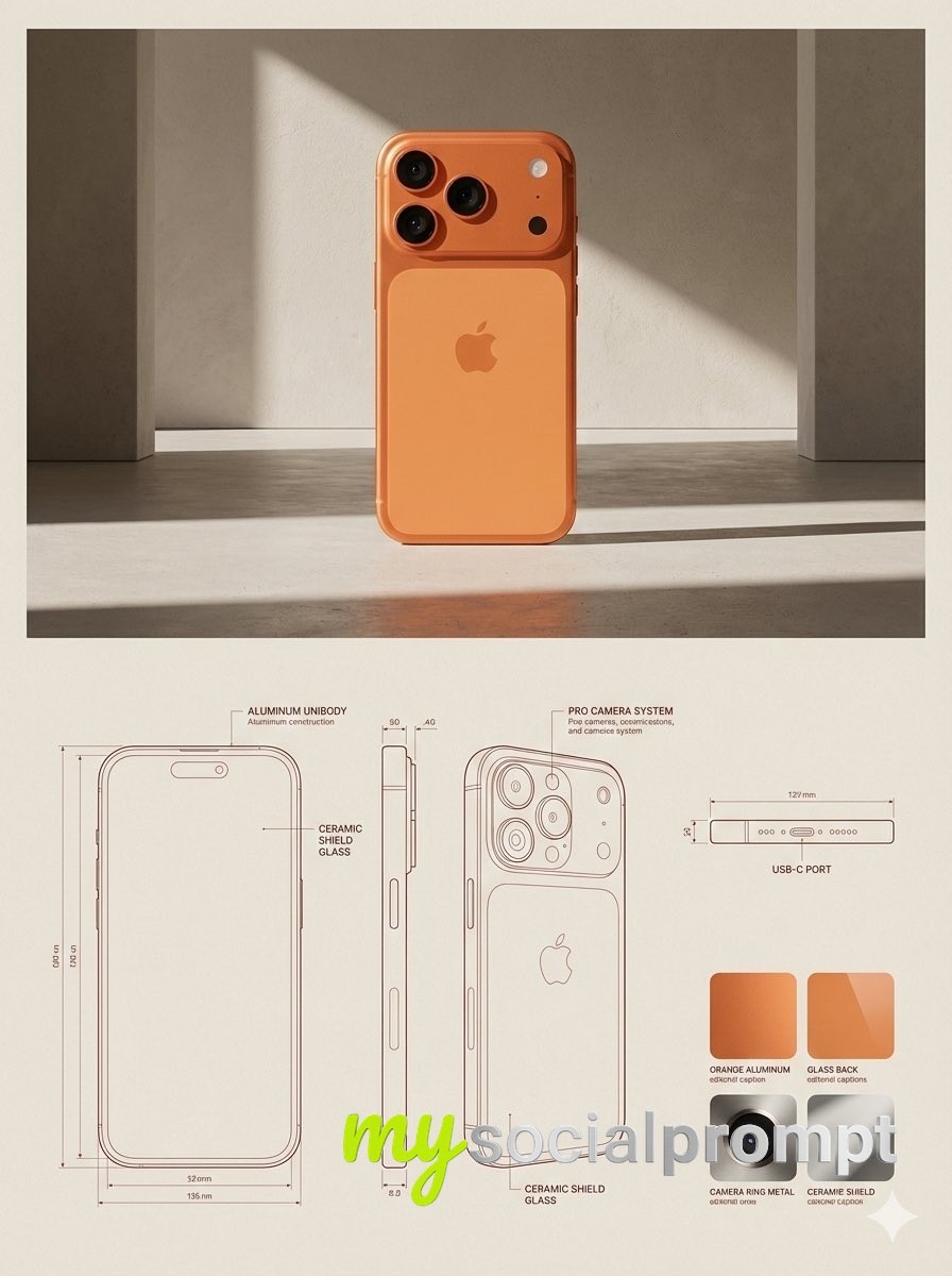 nanobanana prompt: Architectural Product Catalog with Technical Drawings