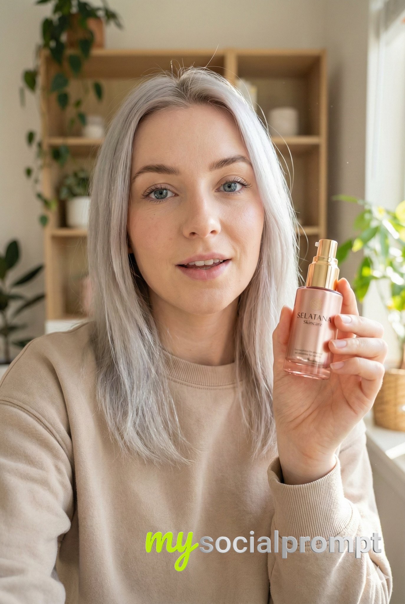 nanobanana prompt: Lifestyle UGC Aesthetic with Soft Natural Daylight & Clean Beauty Look