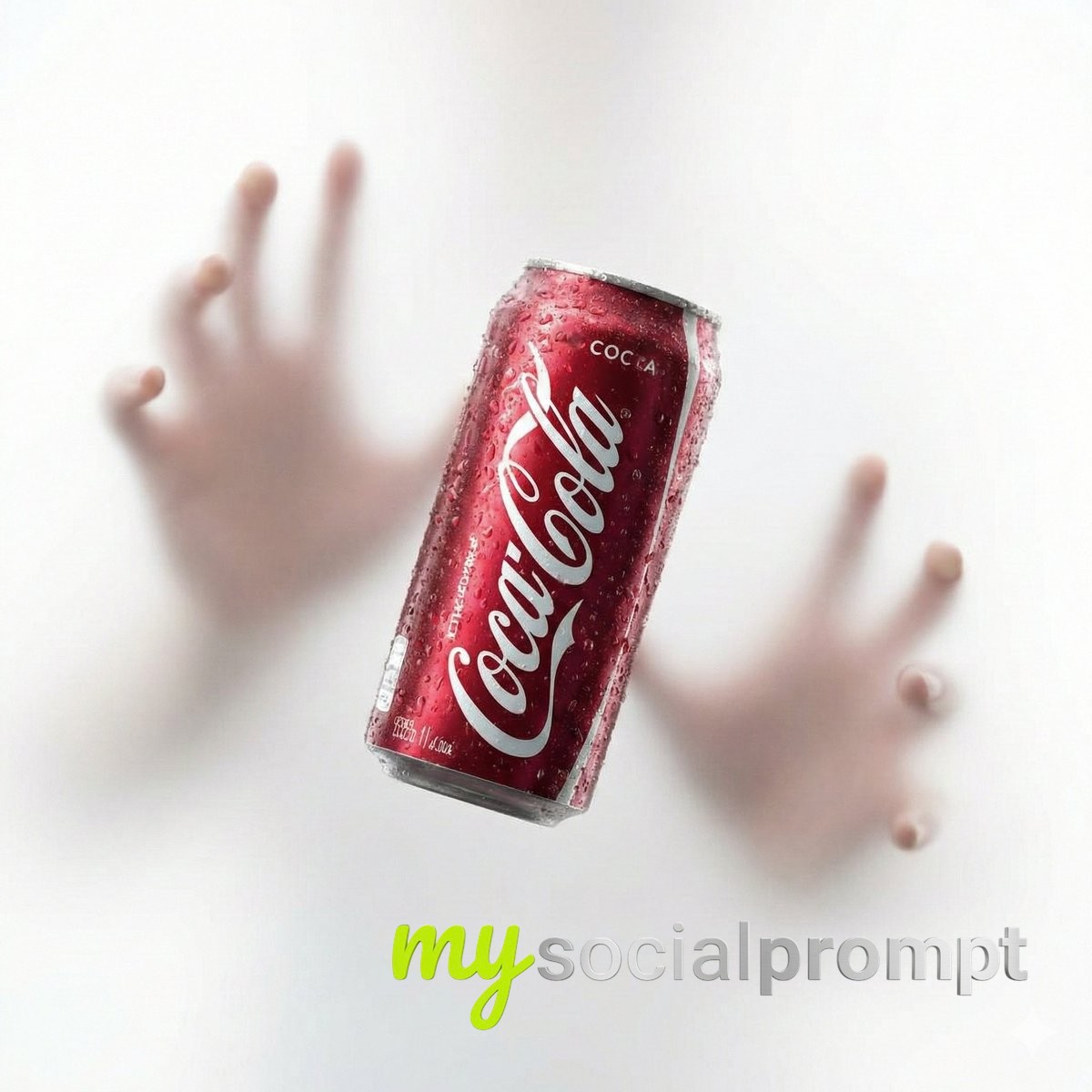 nanobanana prompt: Editorial Product Photography with Frosted Glass Hands 2