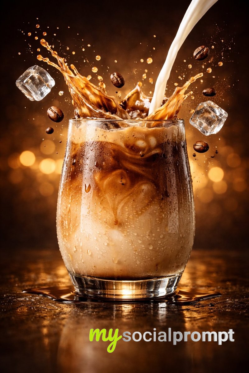 nanobanana prompt: Hyper-realistic Beverage Photography with Cinematic Studio Lighting 4