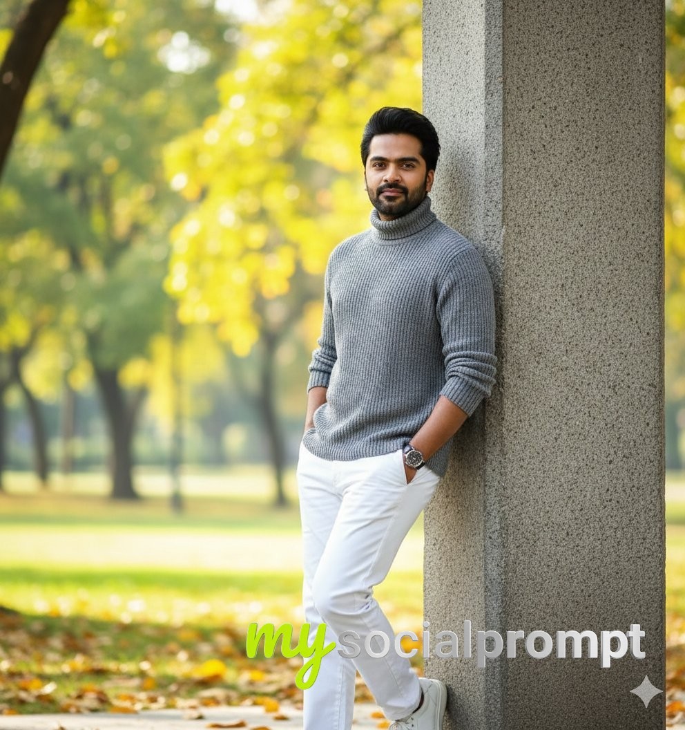 nanobanana prompt: Minimalist Autumn Portrait with Ultra-Realistic Shallow Depth 2