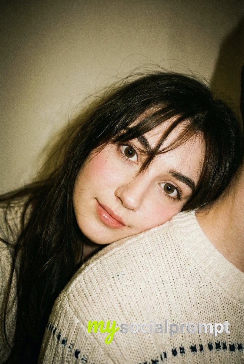 nanobanana prompt: Intimate Film Portrait with Disposable Camera Aesthetic