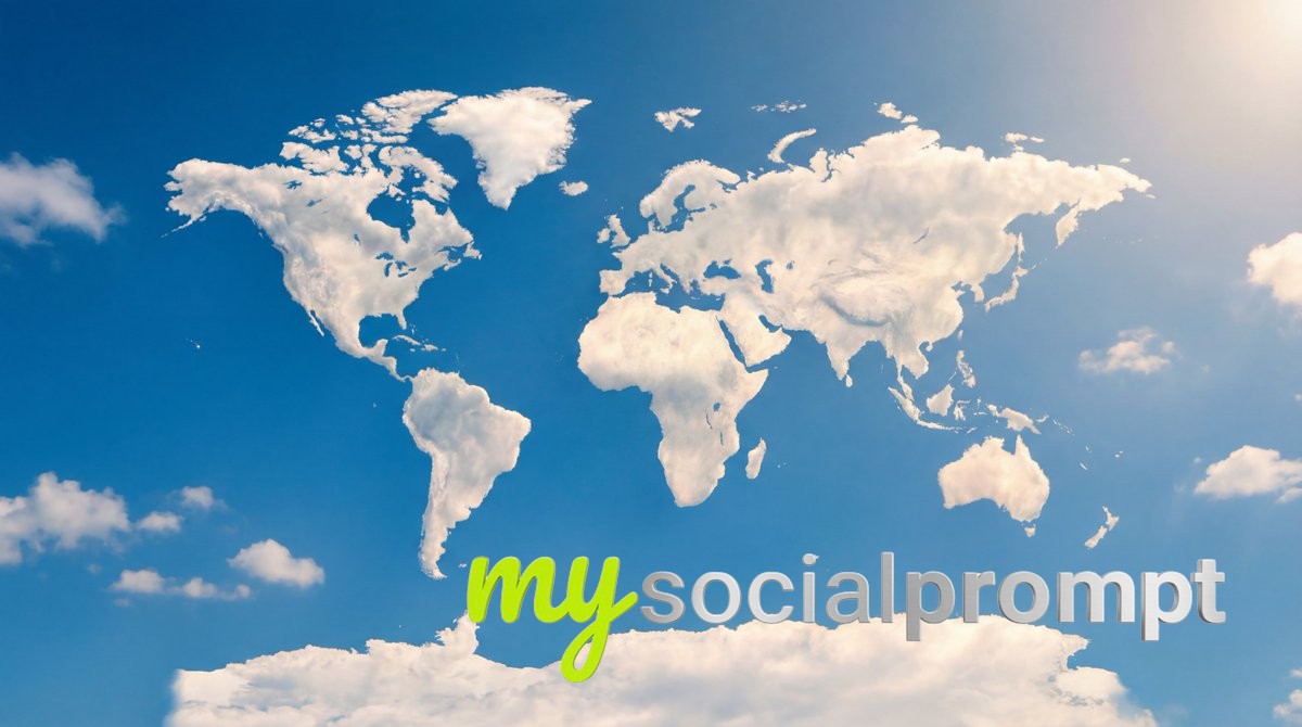 nanobanana prompt: Photorealistic Cloud Formation as Global Continents