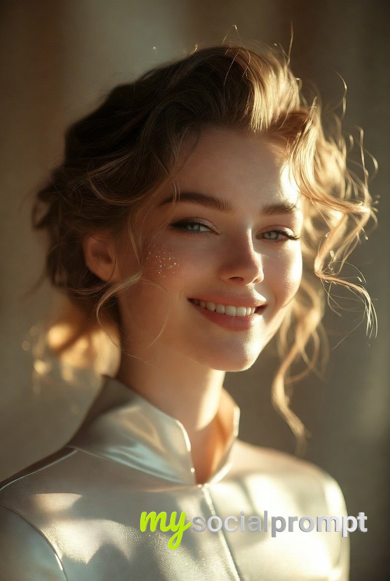 nanobanana prompt: Luxury Beauty Editorial with Cinematic Lighting & Minimalist Composition 2